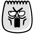 tiktok emoji Astonish transparent background