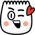 tiktok emoji Blink transparent background