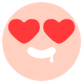 tiktok emoji Drool transparent background