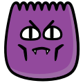 tiktok emoji Evil transparent background