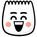 tiktok emoji Joyful transparent background