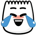 tiktok emoji Laugh transparent background