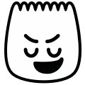 tiktok emoji Proud transparent background