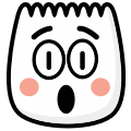 tiktok emoji Wow transparent background